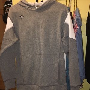 dark gray champion hoodie